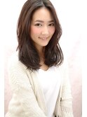 ゆるふわ感が大人スタイルの毛先デジパー