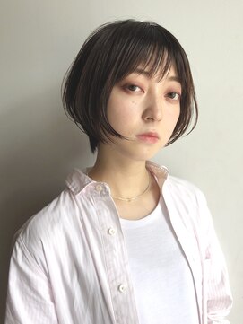 ドットプラス リム(Dot+LIM) 柔らかい質感のショートボブ