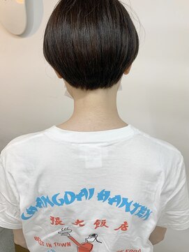 キューズ クラブ(cuz KLUB) 【cuzKLUB 】丸みショート×ダークベージュ