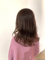 ネオリーブアオバ 高田馬場店(Neolive aoba)&nbsp;ショコラベージュ×レイヤーカットで仕上げたミディアム