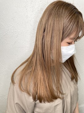 ループ(LOOP) ハイブロンドベージュ＋水素トリートメント