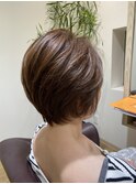 タイト　丸みショート