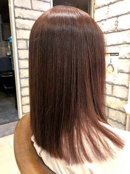 パレットヘアーズ 草津店(Palette Hairs)の写真/【草津】当日予約ＯＫ！サラサラ美髪で女子力up！ダメージ知らずで柔らかナチュラルストレート☆