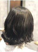 なみなみウェーブうぶバング☆大人ボブパーマぶつ切りボブ所沢