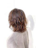 リアン(Lian) 【パーマ】ボブの切りっぱなしウェーブデジタルパーマ