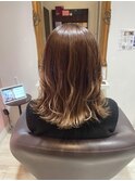ブリーチなしミルクティーベージュ