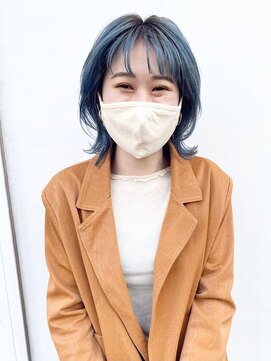 リビング 津田沼(LIVING) マッシュ/くびれヘア/ビタミンカラー/艶ボルドー[津田沼駅]