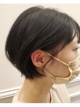 エミュー ラ ピエス(emu la piece) 耳かけショートボブ/もみれ毛/マッシュヘアー/ シースルーバンク