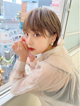 イオエ(ioe) イメチェン/外ハネボブ/ワイドバング/ブルーブラック/美髪