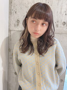 ルービック 高槻(Rubik's) イヤリングカラー/大人ナチュロブ×レイヤーカット