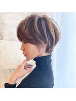 ロンド クラン 岡崎(Lond Clan)&nbsp;20代30代ひし形クビレ前下がり小顔スウィングショート