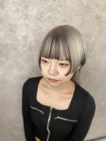 アンダーバー(UNDRvr)&nbsp;ホワイト×ブラック　インナーカラー　(5.8)_A