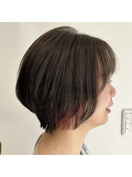 美容室 アイディー i-dee ピンクインナーカラー