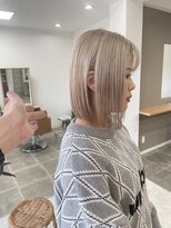 シンス(Since)&nbsp;ダブルブリーチで作るブロンドヘア　中村隆一