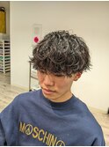 vマッシュ×波巻きスパイラルパーマ