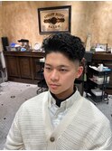 【LUDLOW BLUNT】フェードカット メンズパーマスタイル