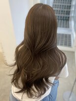 オリーブベージュ×韓国レイヤー