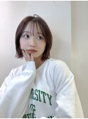 切りっぱなしボブ ストレート 縮毛矯正 髪質改善 北千住