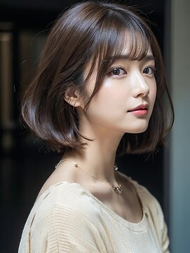 ケンジ 洋光台(KENJE) 丸み韓国風ボブ【スタイリスト桂口】