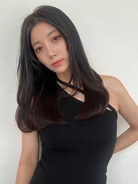 ユーフォリア 渋谷グランデ(Euphoria SHIBUYA GRANDE) 韓国ヘア ヨシンモリ くびれ巻き くびれヘア レイヤーカット