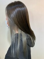 アズール 草加(azule)&nbsp;インナーカラー　シルバーベージュ