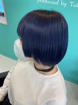 ユー イケブクロ(u Ikebukuro) ネイビーブルー/ブルージュ/ダブルカラー/10代/20代