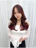 前髪顔まわり韓国ヘアレイヤーカットサイドバンク2wayバンク韓国