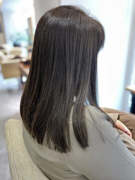 フリップビーアヴェダ(FLIP B AVEDA) 本八幡×セミロング×オーガニックカラー