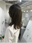 重めのレイヤースタイル