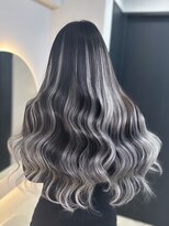 ラピス 福岡天神店(Lapis)&nbsp;シルバーメッシュブルーカラーワインレッドチェリーレッド