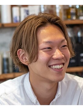 メンズ ルシードスタイル アウラ 松戸市五香(LUCIDO STYLE Aura) ミディアム【五香#メンズカット#<理容室>#ブリーチ#眉毛】