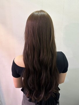 ファルベ(Farbe) 黒髪カタログ/オリーブグレー/小顔に見せるヘア/ココアベージュ