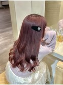 ブリーチ１回でできる！可愛いピンクベージュ！