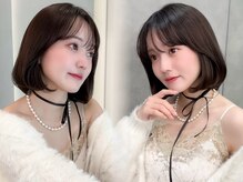 人気のボブデザイン☆テリちゃんのようなAライン韓国ボブ!首をすっと長く小顔に魅せるのがポイント