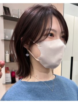 アビーファイブ(ABBEY 5) 大人ボブ銀座レイヤーカット有楽町ミディアムボブベージュ