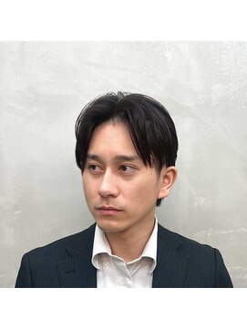 サームマン 人形町(SARM MAN) スーツ格上げ◎清潔感×大人センターパート