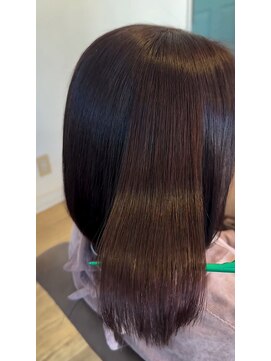 ヘアアトリエ ナイン(hair atelier nine) ヘッドスパ/チェリーレッド/ハイレイヤーウルフ/髪質改善/福島市