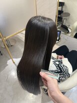 ミヨン 京橋店(miyon) 【miyon】韓国レイヤーカット×暗髪カラー×髪質改善