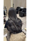 【館林グレージュ】黒染めじゃないダークグレージュ×艶感ヘア
