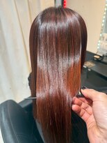 コルル 渋谷(COLULU)&nbsp;艶々ワインレッドカラー