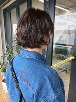 フィルム(FiLMs)&nbsp;透明感ダークブラウン/似合わせパーマ/レイヤーカット