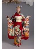 【カタログ】振袖レンタル　着付け　ヘアセット