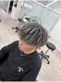 刈り上げセンターパート/波巻きツイストスパイラル/大阪