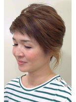 プログレス 小手指店(PROGRESS)&nbsp;エアリーミディ/ショートパーマ/黒髪/ホワイトアッシュ/所沢