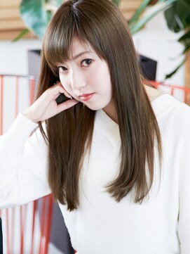 と和×美髪クリニック 巣鴨店 ハイトーン×ストレートロングで可愛いさを☆　巣鴨店