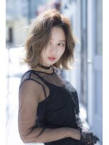 ミエルヘアーエスト 新宿店(mielhair est)&nbsp;ハイトーンアッシュベージュ