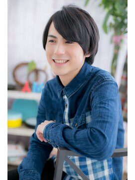 ヘアアンドビューティー ミック(Hair & Beauty miq) サイドパートの七三マッシュa(miq阿佐ヶ谷)