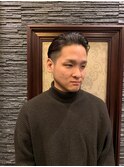 爽やかオールバック