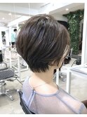 【Owll】大人かわいい　ショートボブ　ベージュカラー