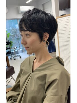ニコフクオカヘアーメイク(NIKO Fukuoka Hair Make) 【NIKO】福岡天神大名大人可愛い耳掛けベリーショートマッシュ